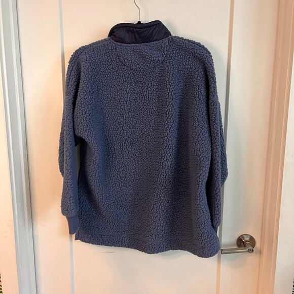Aerie Dream Sherpa Quarter Zip Sweatshirt Size Medium - Picture 4 of 10